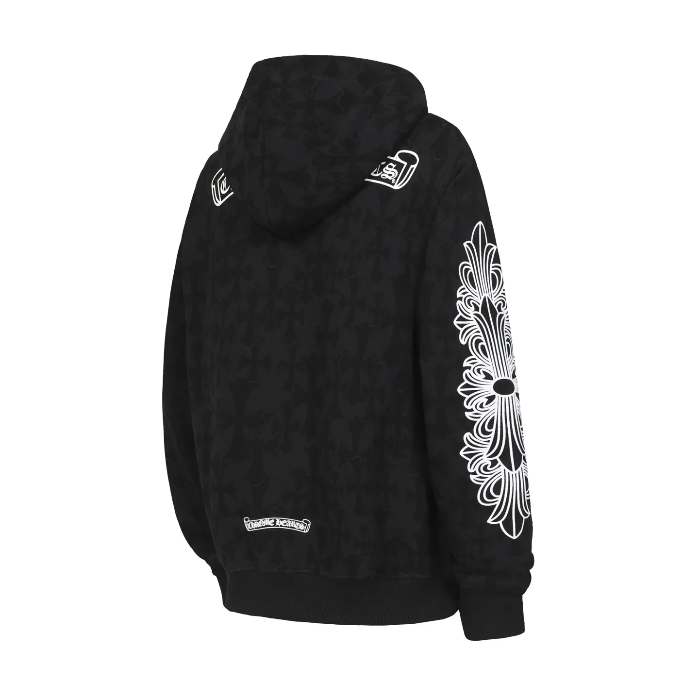 P290 K03 model This model is different from the k20 printing cross-border model. If you are pursuing quality, please do not place an order - Chrome Hearts/Chrome Hearts Sanskrit dark pattern all-over printed cross ✝️ Printed zipper sweatshirt cardigan jacket - High weight, high density and high quality. The wool is soft, delicate and skin-friendly. Soft and silky to the touch. Excellent warmth and skin-friendly properties - Custom-woven and custom-dyed, no color difference, no matter the fabric or workmanship details, beat the ordinary version on the market. -Hardware zipper accessories are all customized with full details -Colour: black -Size: S M L XL